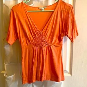 Banana Republic silk coral top